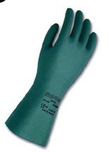 GLOVE NITRILE 15 MIL 13;INCH GREEN UNLINED - General Purpose
